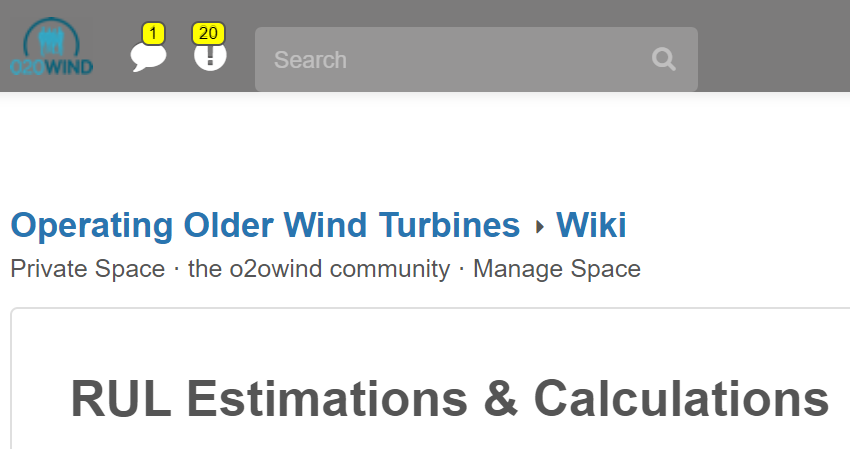 RUL Estimations & Calculations