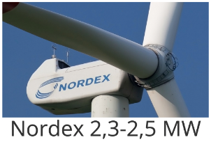 Nordex 2.3-2.5MW. Nordex 2.3-2.5MW.